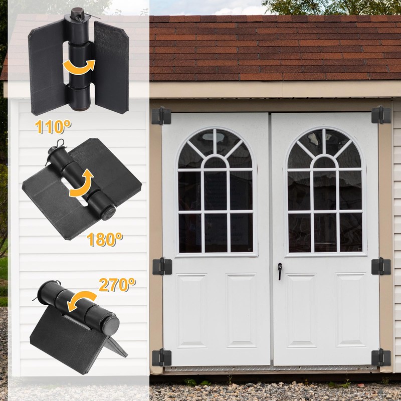 sourcing map 2 Pack Heavy Duty Weldable Hinges, 2.76" x
