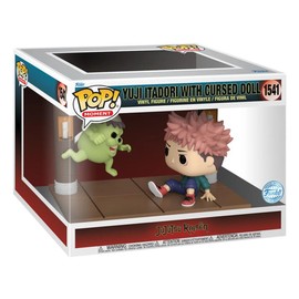 Funko Pop Moment Animation: Jujutsu Kaisen Itadori and Cursed Doll Collectible Vinyl Figure