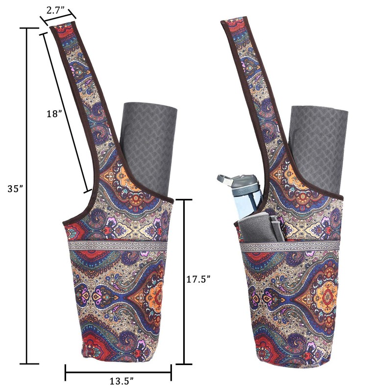 Ewedoos Yoga Mat Bag Yoga Bags with Large Size Pocket
