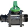 Green Leaf VFMT204FP Polypropylene Bolted Ball Valve, Full Port, 2"