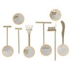 ZEN&TAO Natural Bamboo/Wood Made Miniature Six-Pieces Zen Garden Toolset Accessories
