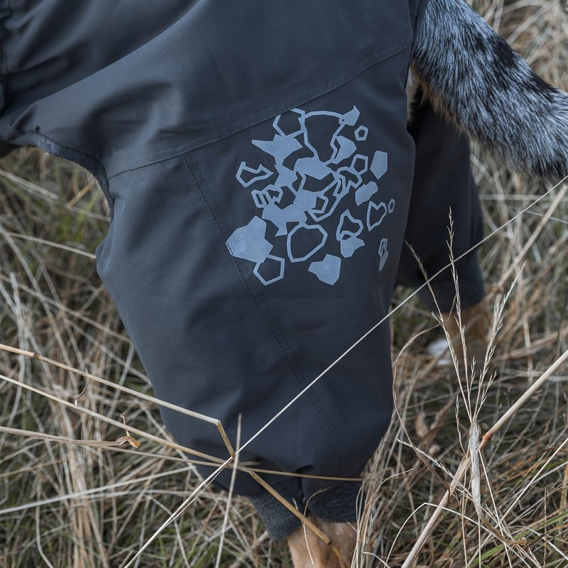 Hurtta Extreme Overall, Dog Snowsuit, BlackBerry, 10S