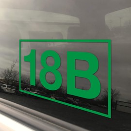 5-Pack Army MOS 18B Special Forces Weapons Sergeant Window Decal. Lifetime Replacement. 3" x 5" Heavy Duty Die Cut Vinyl Veteran Bumper Sticker. (Green)