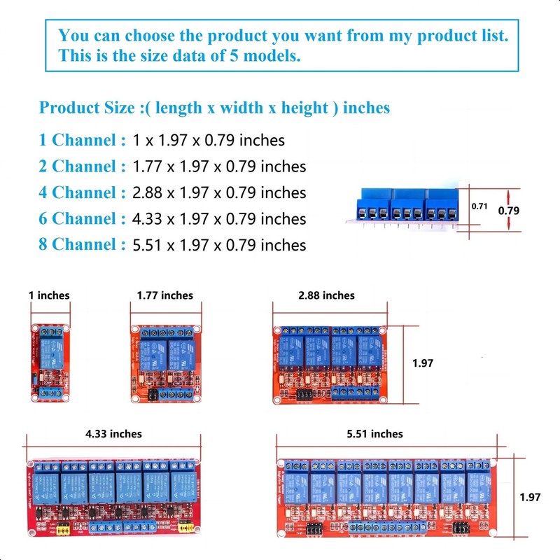 WWZMDiB Relay Module High and Low Level Trigger Optocoupler Isolation