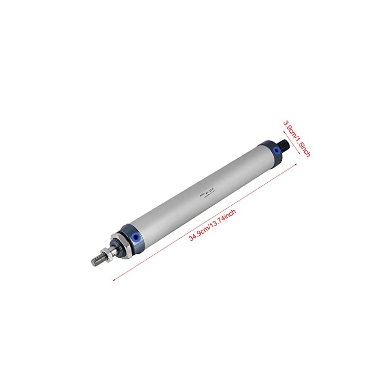 Air Cylinder with Aluminium Alloy, Pneumatic Cylinder Dual Acting Hub