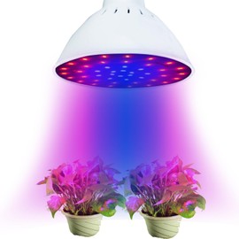 20W PAR56 LED Grow Light Bulb – Full Spectrum for Herbs & Medical Plants, Indoor/Outdoor Growing, E26 Base, 110V, Red & Blue Lights