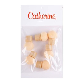Catherine 6 x Sponge Applicators Replacement Applicators for Nail Art Sponge Crystal
