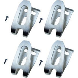 4 Stück Gürtelclip,Ersatz-Gürtelclip-Haken aus Edelstahl,Akkuschrauber Haken Halterung,Kompatibel mit XFD01 XFD07D DTD144 DTD144Z DHP481 12V 18V für Den Batteriesockel Einer Elektrischen Bohrmaschine