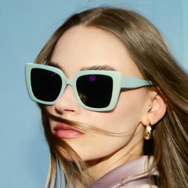 ZENOTTIC Polarized Sunglasses for Womens Square: Trendy Classic Sun Glasses for Ladies - Designer Shades UV400 Protection