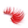 Super Long 27mm Colored Eyelashes 3D Real Mink Red Lashes