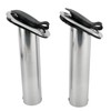 YaeMarine 2Pcs Stainless Steel 30 Degree Rod Holders with Rubber