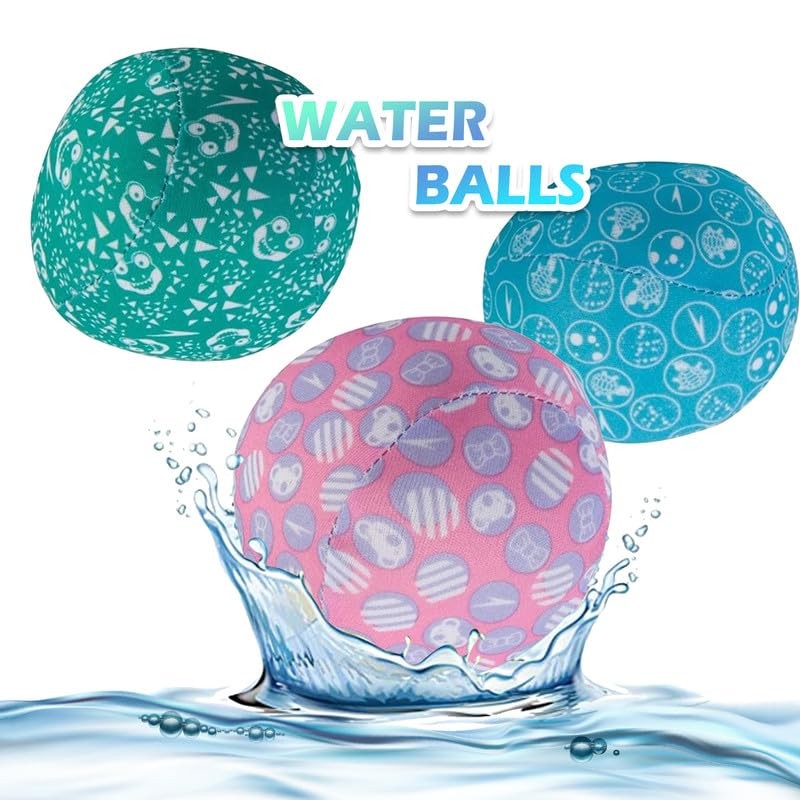 Speedo Unisex Kids Water Balls Swim Toy, Galinda/Emerald/Turquoise, One Size
