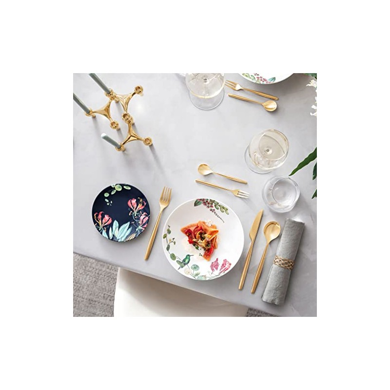 Villeroy & Boch Signature Avarua Bread Plate, 16 cm, Blue/Multi-Coloured
