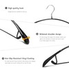 Nature Smile Non Slip PVC Coating Sweater Hangers,Dress Suit Coat