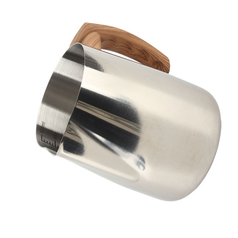 Milk Frothing Cup Inner Scale 304 Stainless Steel Dripless Spout