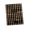 Hy-Ko 3/8 in. Gold Vinyl Letters and Numbers 0-9, A-Z