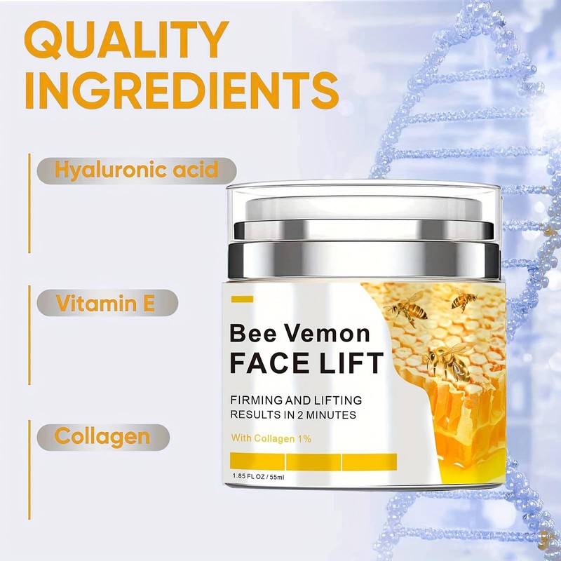 Krmspe Bee Venom Cream, Bee Venom Face Lift Cream for