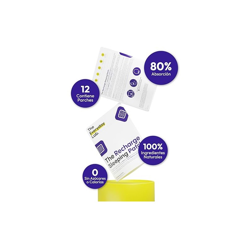 The Everyday Lab The Recharge Sleeping Patch Parches Transdermicos para