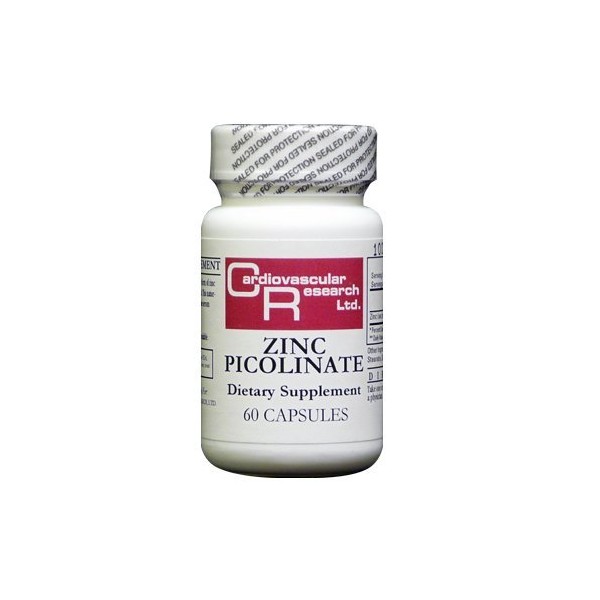 Ecological Formulas Zinc Picolinate 60 Caps 25 Mg