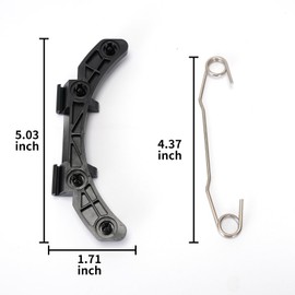 Rldym Fuel Gas Tank Door Hinge Bracket Reinforced Parts 31265160 for Volvo V70 XC70 S60 S80 XC90