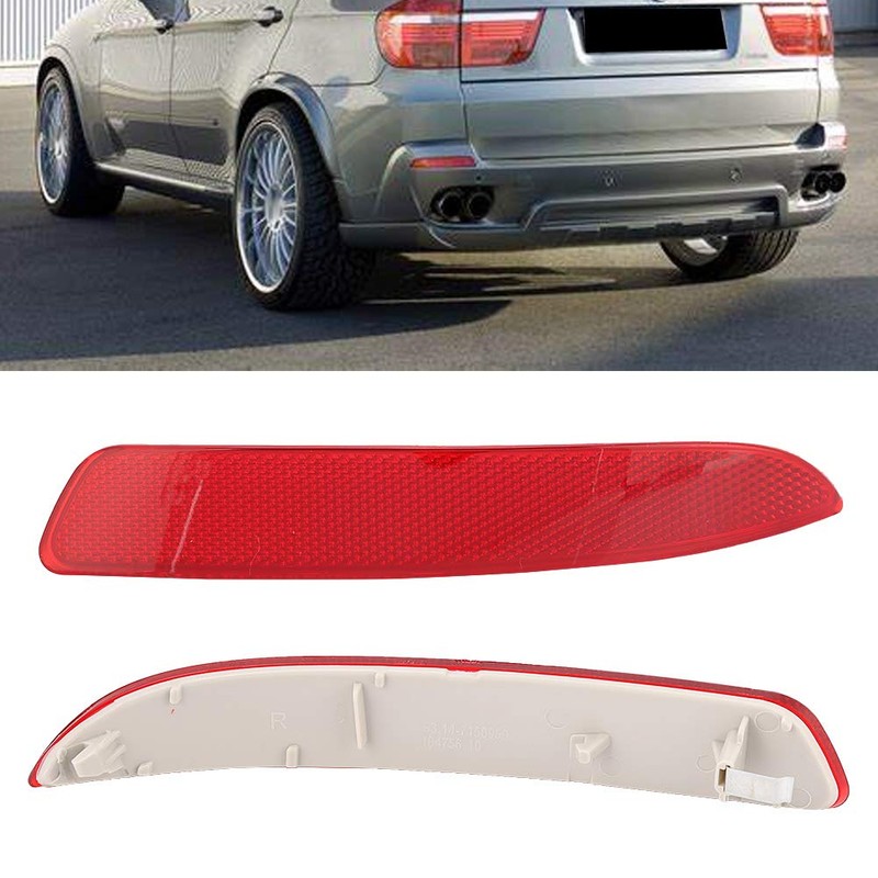 Rear Bumper Reflector, Right Rear Bumper Reflector Tail Light Lamp