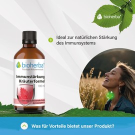 BIOHERBA - 3 Immunstärkung Propolis Tinktur, Kräuterformel Tropfen, Extrakt 100 ml –, Eisen & Kräuterextrakten, Unterstützt das Immunsystem, ohne Alkohol, PZN: 18215646