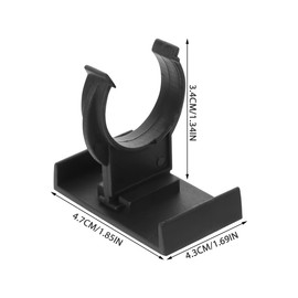 DOITOOL 20 Pcs Cabinet Leveler Leg Toe Kick Clips Adjustable Furniture Legs Leveler Table Leg Leveler Clips Leveling Feet Plinth Clips for Tables Chairs Cabinets Sofa Use Black