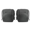 AUTOKAY Driver & Passenger Bottom Perforated Leather Seat Cover for