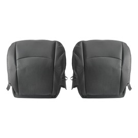 AUTOKAY Driver & Passenger Bottom Perforated Leather Seat Cover for Dodge Ram 2009-2012