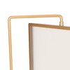 Y5578 Gold Metal Rotating Photo Frame Double Sided Rotating Floating