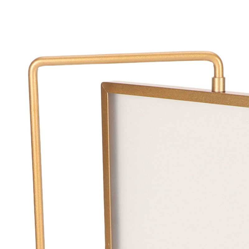 Y5578 Gold Metal Rotating Photo Frame Double Sided Rotating Floating