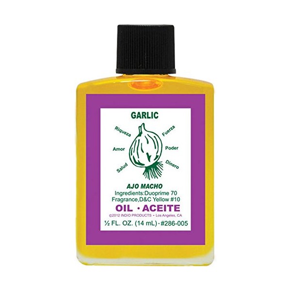 (1Pack) Indio Products Spiritual Anointing Oil- Garlic 1/2oz