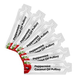 Whites Beaconsfield Coconut Oil Pulling Sachets - Natural Teeth Whitening & Oral Detox, 14 Mint-Flavored Sachets - Freshens Breath, Kills Bad Odor, Removes Plaque & Promotes Healthy Gums, Vegan