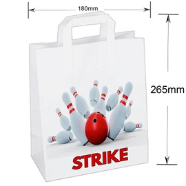 AK Giftshop Bowling Party Bags with Fillers (12 Sets)
