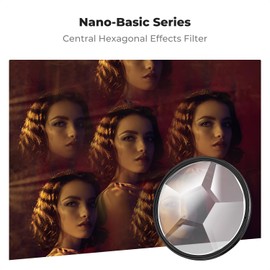 K&F Concept 67mm Kaleidoscope Prism Filter Optical Glass Central Hexagonal Special Effect Camera Lens Filter (Nano-B Series)