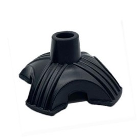 19mm Quad Rubber Cane Tip, Self Standing Walking Cane Large Based Stand, Walking Sticks and Canes Accessories (Four Tip)