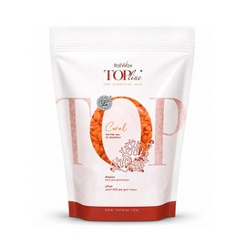 Ital Wax Hard Top Coral Wax for Sensitive Skin, 750g, 1 Piece / 이탈왁스 민감 피부용 하드 탑 코럴 왁스, 750g, 1개