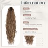 Sofeiyan Wavy Ponytail Hairpiece, 66 cm Long Ponytail Hairpiece with
