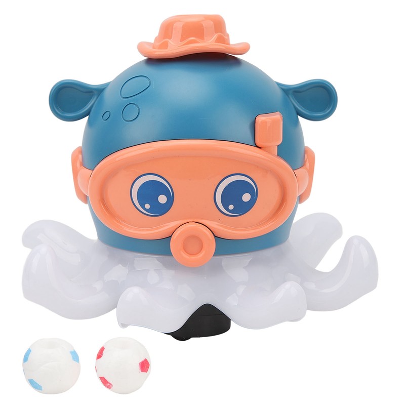 Baby Floating Ball Toy Electric Octopus Bath Toy Music Light
