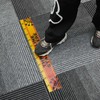 Lewtemi 2 Pcs Dart Board Throw Line Floor Sticker PVC