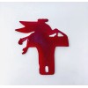 Red Mobil Gas Pegasus Cast Iron License Plate Topper