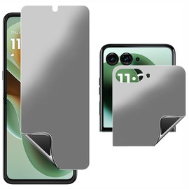 YIEDBCX for Motorola Moto Razr Ultra 2026 2025 / Moto Razr Plus 2026 2025 Matte Privacy Screen Protector Anti Glare Anti spy Inner + Outer Film