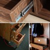 TOOPONE Drawer Slides, 6 Inch Full Extension 3 Section Ball