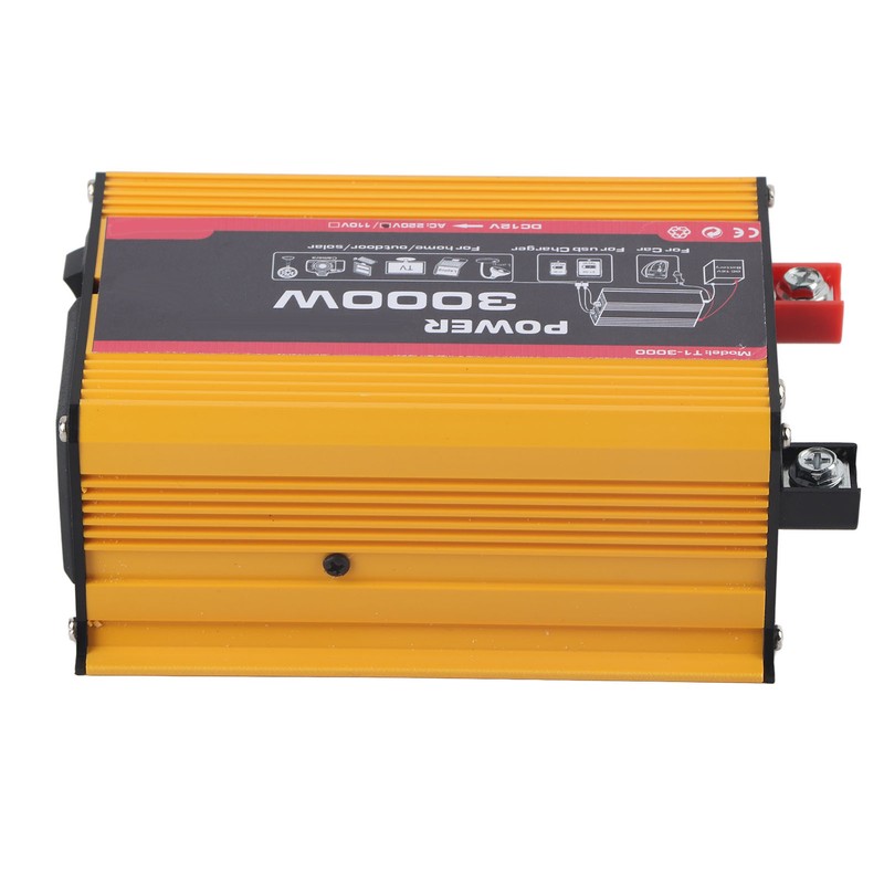 Car Inverter 3000W Dual USB Auto Power Converter Modified Sine