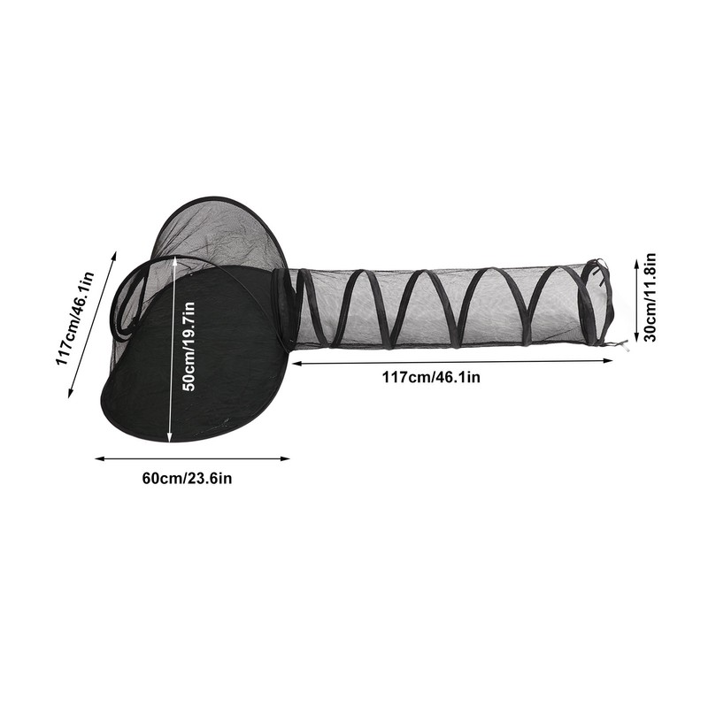 Outdoor Pet Tent with Tunnel Breathable Collapsible Large Space Portable