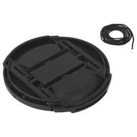 vhbw Lens Cap Compatible with Zeiss Distagon T* 2.8/21 mm, Distagon T* 3.5/18 mm, Milvus 2.8/21 Camera - Plastic, Black, 82 mm