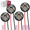 Svicari 4PCS Standard 1156 BA15S LED Light Bulb Socket Holder