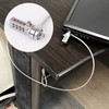 Laptop Anti-Theft Combination Lock with Key and Password Options Combination Lock 2ea