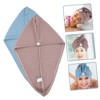 OATIPHO 2Pcs Microfiber Hair Towel Wrap Set Ultra-Absorbent Quick Drying