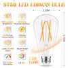 GvvooHome LED Edison Bulbs, E26 Bulb 60 watt Equivalent, Non-Dimmable,